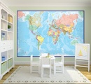 Wereldkaart als behangpapier, politieke kaart, 232 x 158 cm | Maps International