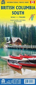 Wegenkaart - landkaart British Columbia South (Canada) | ITMB