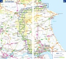 Wandelkaart - Wandelatlas Adventure Atlas Yorkshire Wolds Way | A-Z Map Company