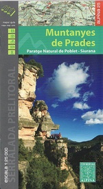 Wandelkaart 64 Muntanyes de Prades  - Paratge Natural de Poblet - Siurana | Editorial Alpina
