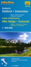 Fietskaart ST02 Bikeline Radkarte Südtirol Dolomiten | Esterbauer