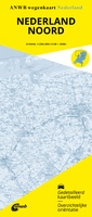 Wegenkaart Nederland Noord