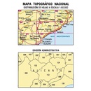 Topografische kaart 847 MT50 Villajoyosa/La Vila Joiosa | CNIG - Instituto Geográfico Nacional1
