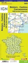 Fietskaart - Wegenkaart - landkaart 169 Béziers - Castres - Carcassonne | IGN - Institut Géographique National