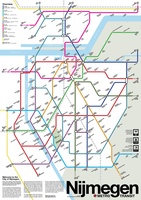 Nijmegen Metro Transit Map - Metrokaart