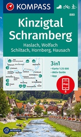 Wandelkaart 880 Kinzigtal - Schramberg | Kompass