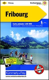 Wandelkaart 31 Fribourg - Freiburg | Kümmerly & Frey