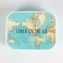 Kadotip Lunchbox met vintage wereldkaart | Sass & Belle