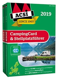 Opruiming - Campergids CampingCard und Stellplatzfuhrer Europa ACSI 2019 | ACSI