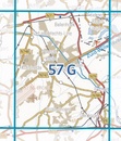 Topografische kaart - Wandelkaart 57G Budel dorplein | Kadaster