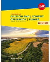 Falk Straßenatlas 2025-2026 Deutschland, Österreich, Schweiz 1:300 000