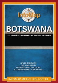 Wegenkaart - landkaart Botswana | Infomap