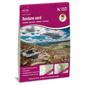 Wandelkaart 17020 Turkart Pro 1:50 000 Rondane Nord | Nordic Maps