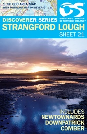 Wegenkaart - landkaart 21 Discoverer Strangford Lough | Ordnance Survey