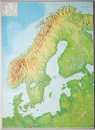 Wandkaart - Reliëfkaart Scandinavië met voelbaar 3D reliëf 77 x 55 x 2 cm | GeoRelief Wandkaart - Reliëfkaart Scandinavië met voelbaar 3D reliëf 77 x 55 x 2 cm | GeoRelief
