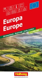 Wegenkaart - landkaart Road maps Europa | Hallwag