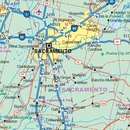 Wegenkaart - landkaart San Francisco - Northern California (Californië) | ITMB