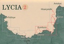 Wandelkaart Lycia - east inclusief The Lycean Way -  Lycische Kust | MapSite Verlag