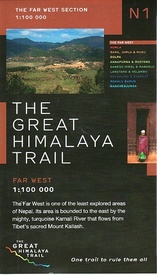 Wandelkaart The Great Himalaya Trail | GHT