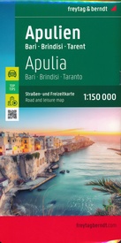 Wegenkaart - landkaart Apulië - Puglia | Freytag & Berndt