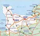 Wegenkaart - landkaart 303 Calvados - Manche | Michelin