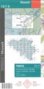 Topografische kaart - Wandelkaart 18/7-8 Topo25 Maaseik | NGI - Nationaal Geografisch Instituut