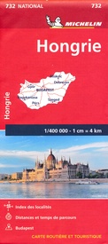 Wegenkaart - landkaart 732 Hongarije | Michelin