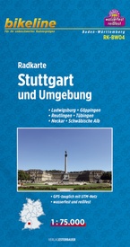 Fietskaart BW04 Bikeline Radkarte Stuttgart und Umgebung | Esterbauer