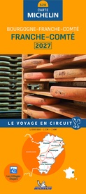 Wegenkaart - landkaart 520 Franche-Comté - Bourgogne 2027 | Michelin