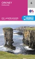Wandelkaart - Topografische kaart 006 Landranger  Orkney - Mainland | Ordnance Survey