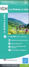 Fietskaart 1 Velo La Drome a Velo - Drome by bike | IGN - Institut Géographique National