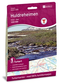 Wandelkaart 2489 Turkart Huldreheimen | Nordeca