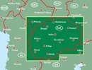 Wegenkaart - landkaart Noord-Macedonië | Freytag & Berndt