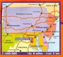 Wegenkaart - landkaart 582 Mid Atlantic - Allegheny Highlands - noordwest USA | Michelin
