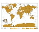 Scratch Map Kraskaart XL versie : je persoonlijke wereldkaart! | Luckies