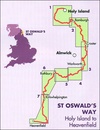 Wandelkaart St Oswald's Way | Harvey Maps