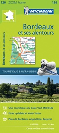 Wegenkaart - landkaart 126 Bordeaux en omgeving | Michelin