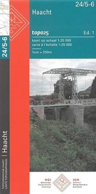 Topografische kaart - Wandelkaart 24/5-6 Topo25 Haacht | NGI - Nationaal Geografisch Instituut