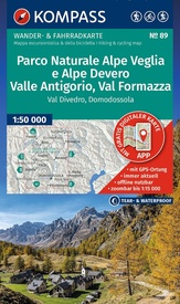 Wandelkaart 89 Parco Naturale Alpe Veglia e Alpe Devero - Valle Antigorio - Val Formazza | Kompass