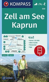 Wandelkaart 030 Zell am See - Kaprun | Kompass