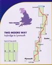 Wandelkaart Two Moors Way | Harvey Maps