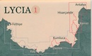 Wandelkaart Lycia - east inclusief The Lycean Way -  Lycische Kust | MapSite Verlag