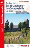 Sentier vers Saint-Jacques-de-Compostelle  Le Chemin du Puy: Le Puy - Figeac GR65