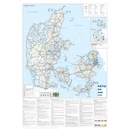 Fietskaart Cykelkort Danmark and Copenhagen – Cycle Map of Denmark | Scanmaps