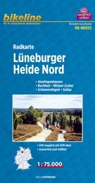 Fietskaart NDS03 Bikeline Radkarte Lüneburger Heide Nord | Esterbauer