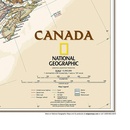 Wandkaart Canada, antiek, 97 x 82 cm | National Geographic Wandkaart Canada, antiek, 97 x 82 cm | National Geographic