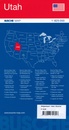 Wegenkaart - landkaart Utah | Busche Map