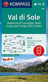 Wandelkaart 119 Val di Sole | Kompass
