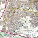 Wandelkaart - Topografische kaart 162 OS Explorer Map Greenwich, Gravesend | Ordnance Survey