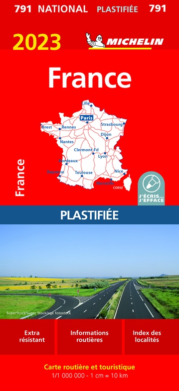 Misbruik als Dank u voor uw hulp Wegenkaart - landkaart 791 Frankrijk recto-verso 2023 geplastificeerd |  Michelin | 9782067257139 | Reisboekwinkel De Zwerver